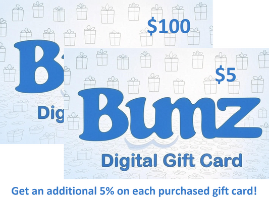 Bumz Holiday Gift Card Special